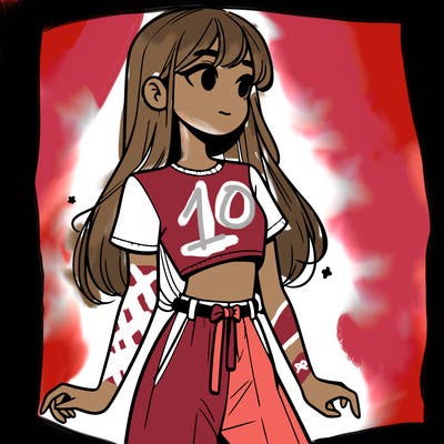 girl in a cute crop top