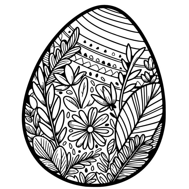 a detailed and realistic easter egg