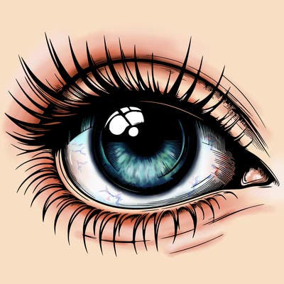 realistic eye