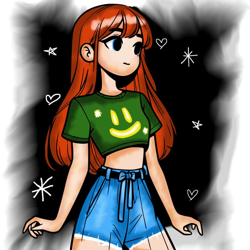 girl in a cute crop top