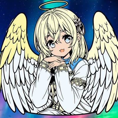 manga angel realistic