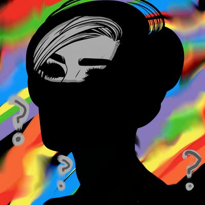 realistic woman with undercut