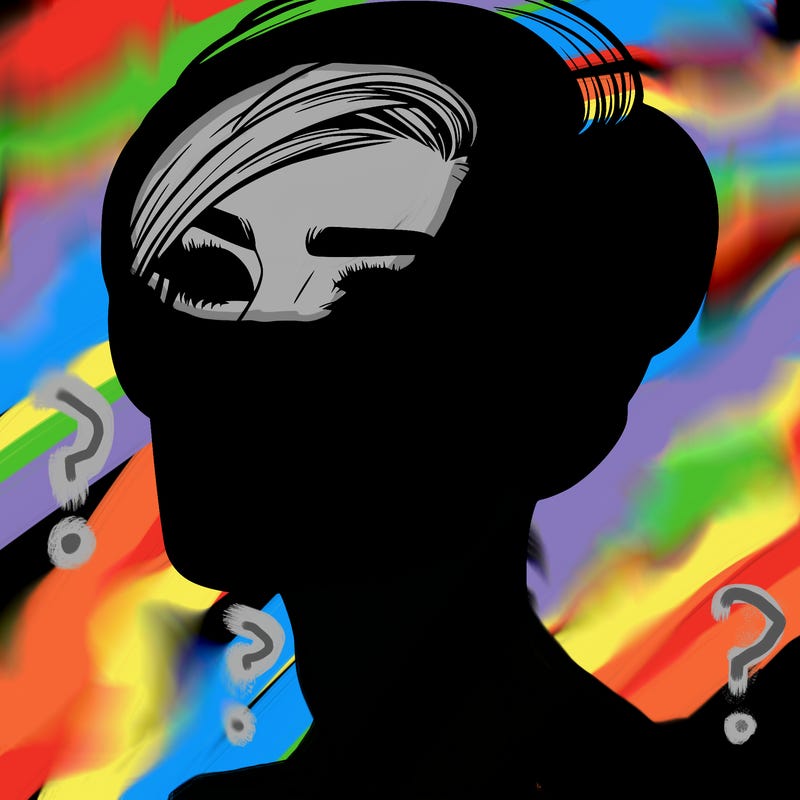 realistic woman with undercut