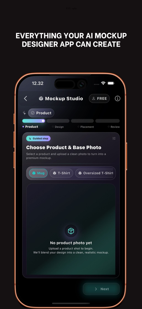 Mockup Creator Fashion Studio - Graphics & Design App | MWM