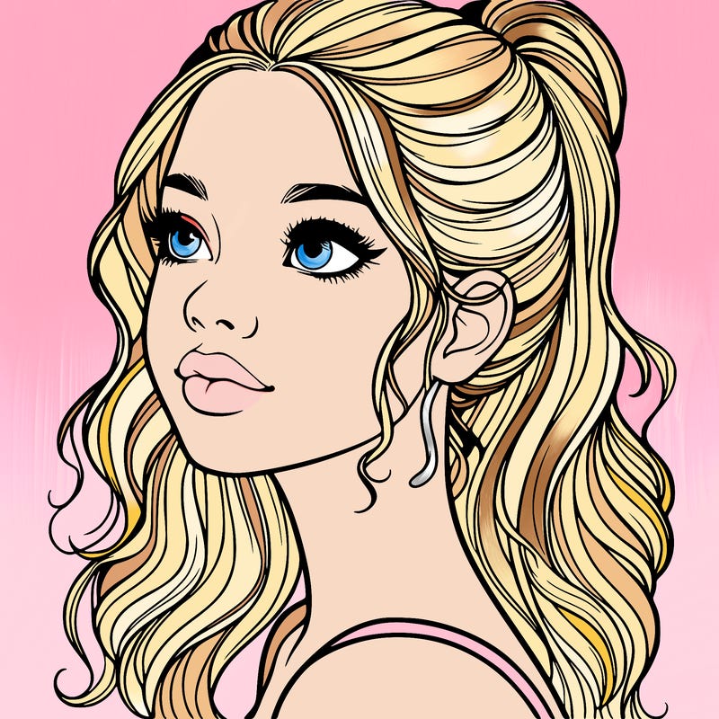 beautiful realistic girl