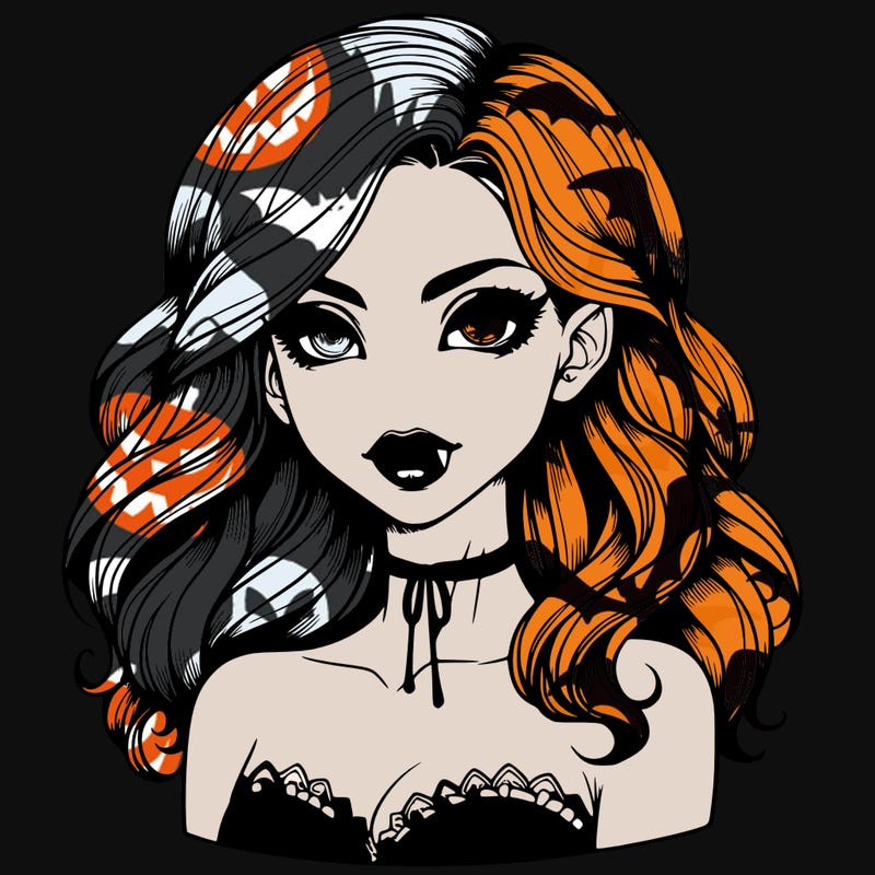 vampire girl realistic