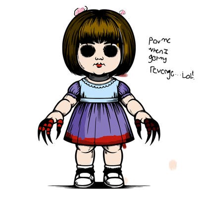 realistic doll creepy