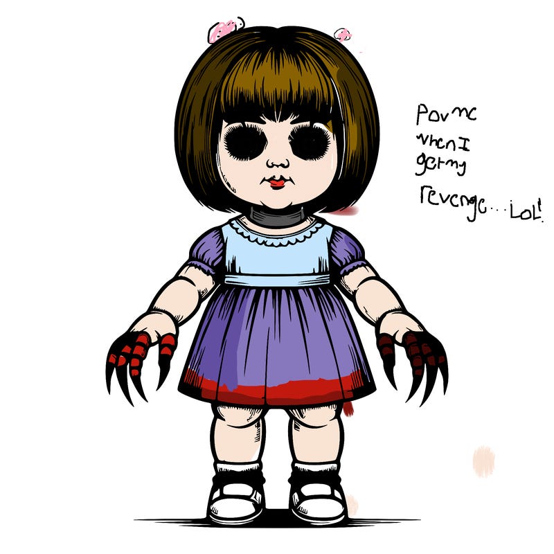 realistic doll creepy