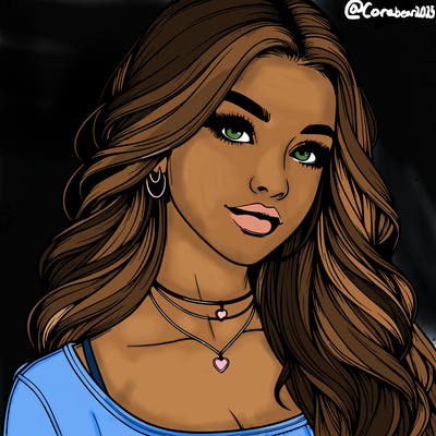 detailed realistic girl