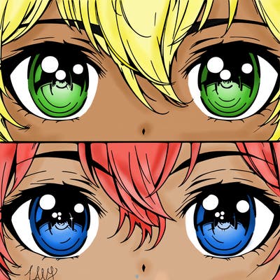 anime eyes