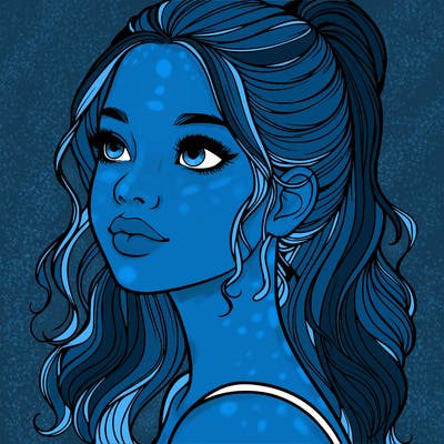 beautiful realistic girl