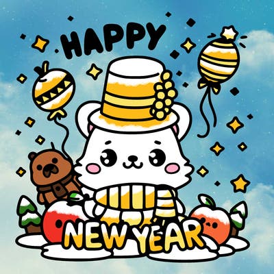 message : happy new year