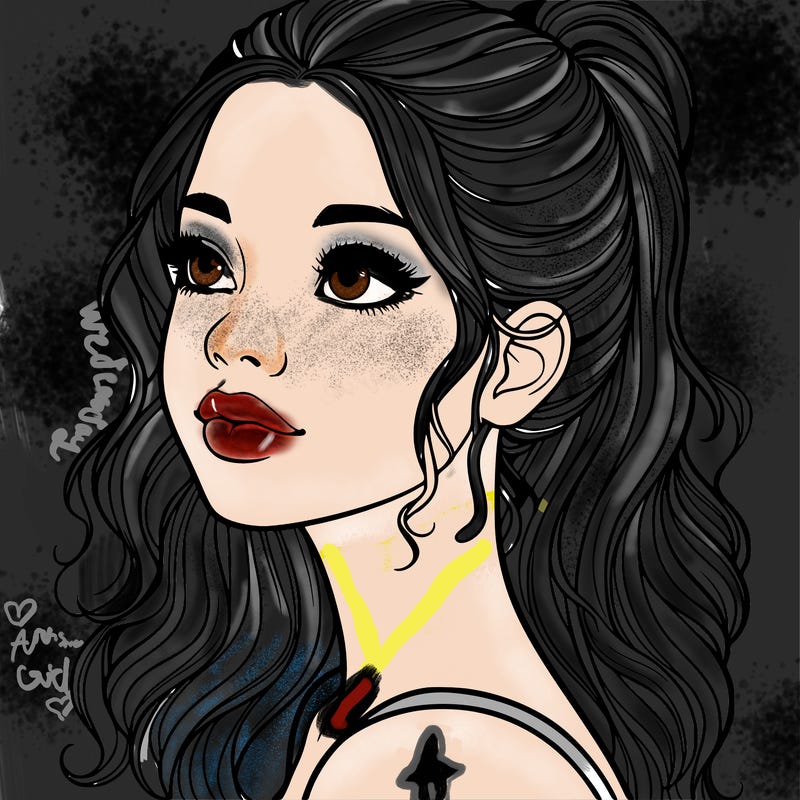 beautiful realistic girl