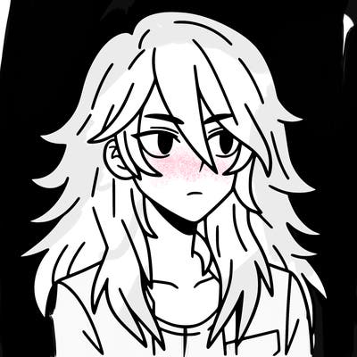 hot boy with long hair