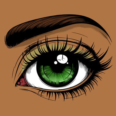 realistic eye