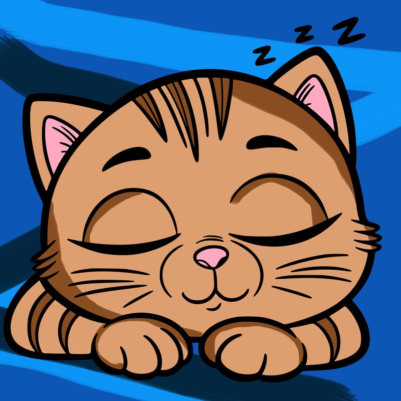 sleepy cat