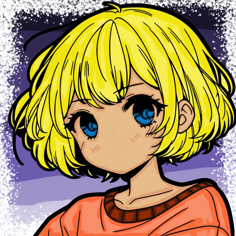 cool anime girl with short hair