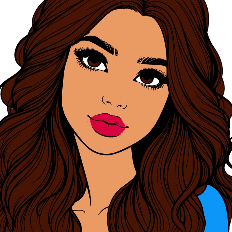 beautiful realistic girl