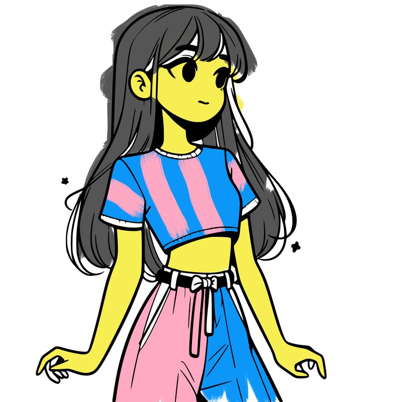 girl in a cute crop top