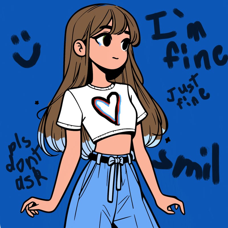 girl in a cute crop top