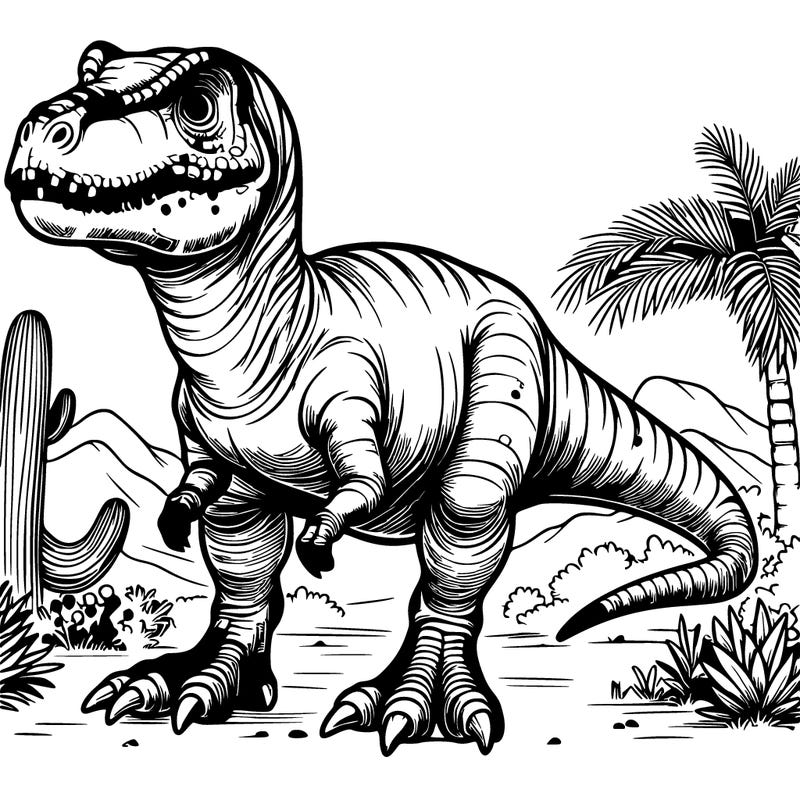 realistic dinosaur