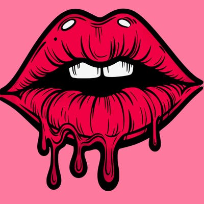 lips that look realistic and drip