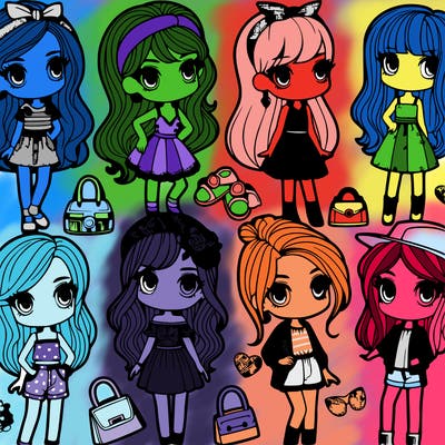 girls with fashion