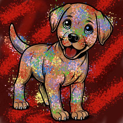realistic dog