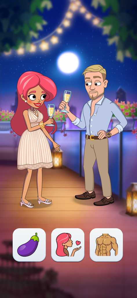 Jess' Stories - Life Adventure - Jess on a romantic night date with story options
