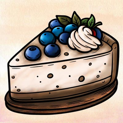 a cheesecake