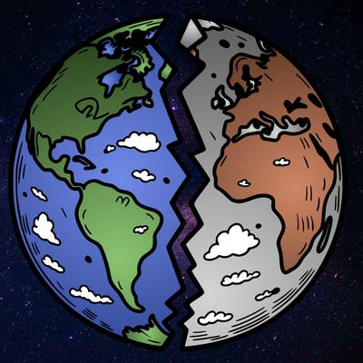 earth split