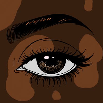 eye closed realistic