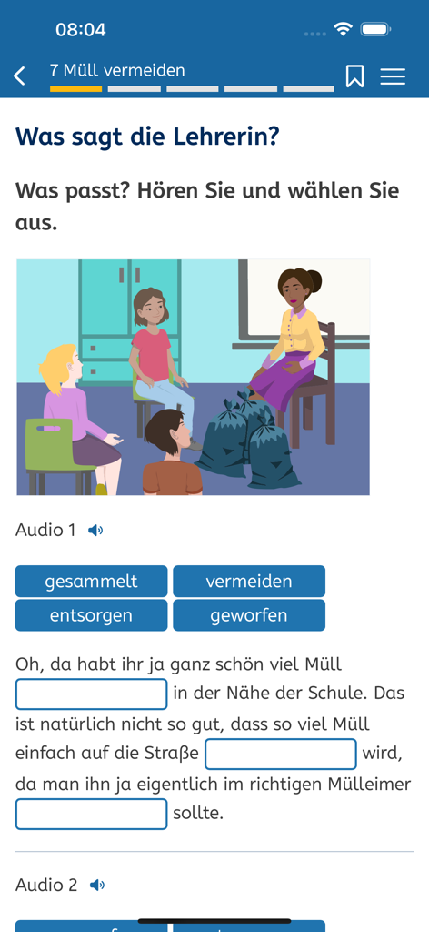 B1-Deutsch - A B1 level German listening exercise about waste management