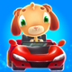 Puppy Cars - Games for Kids 3+