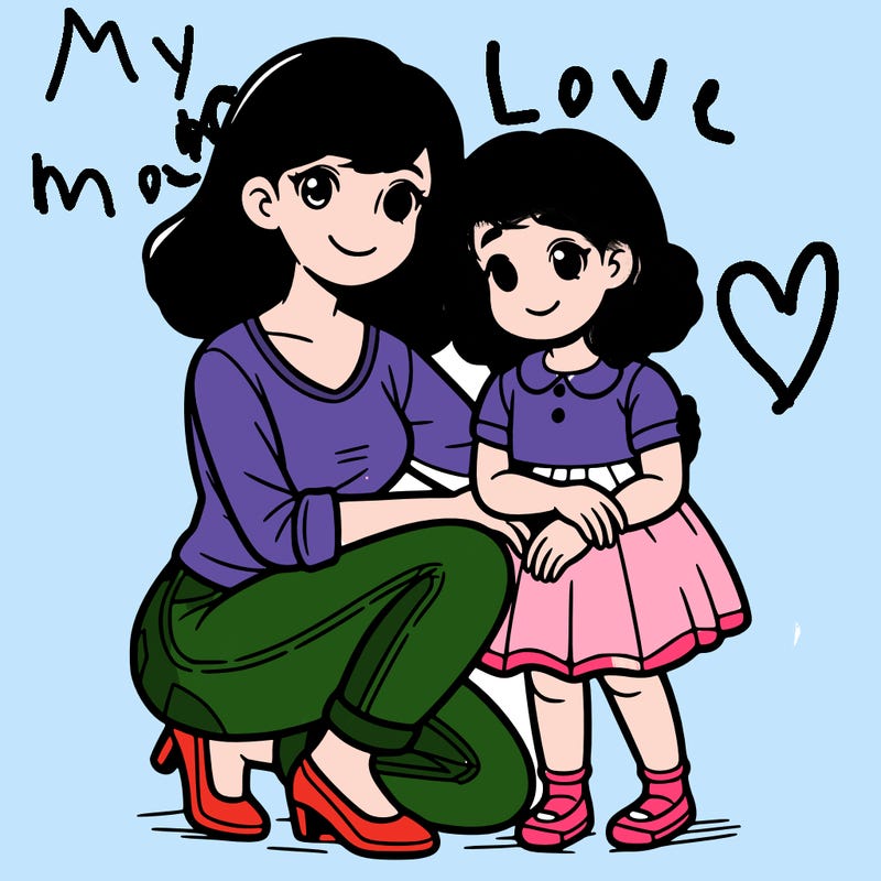 mother and daughter