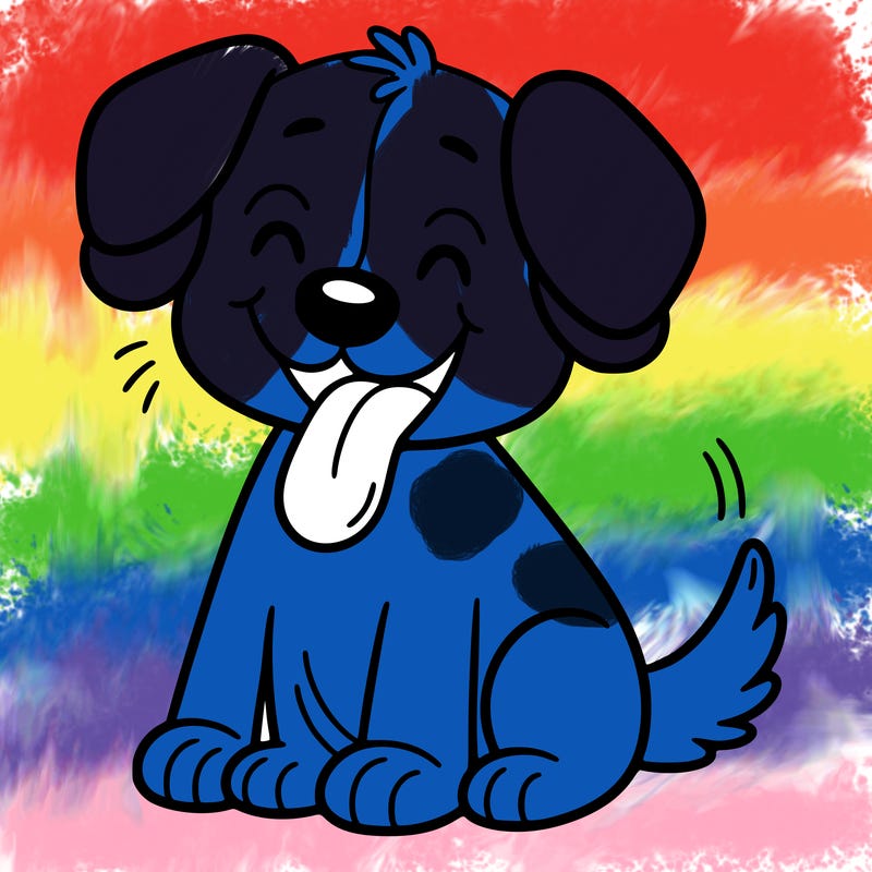 happy dog