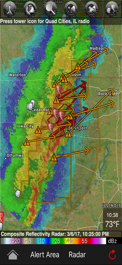 TornadoSpy Weather App MWM