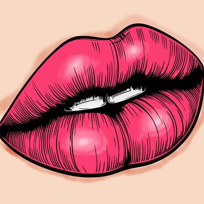 realistic lips