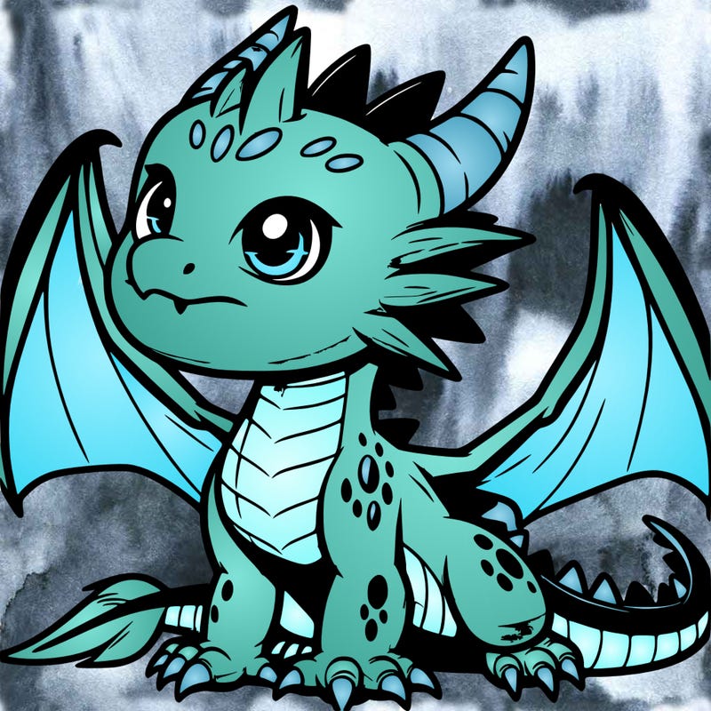 fierce baby night dragon