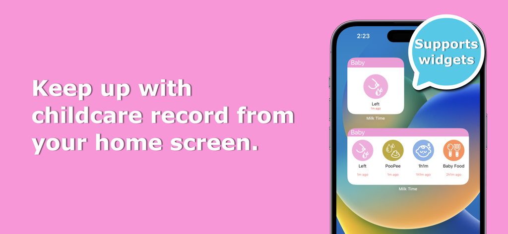 Milk Time - Timer for nursing - Medical App | MWM