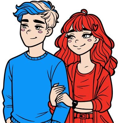 boyfriend and girlfriend