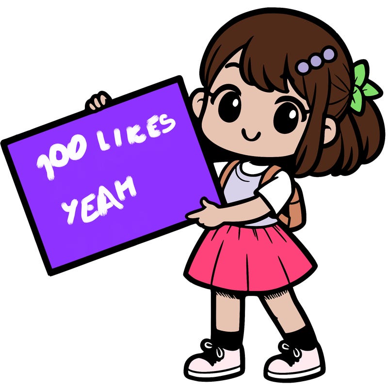 girl holding a big sign