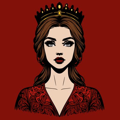 realistic beautiful queen