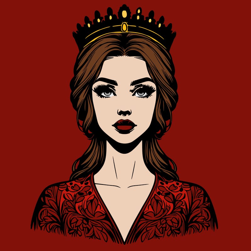 realistic beautiful queen