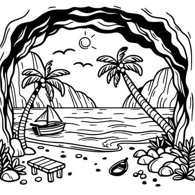 beach cave