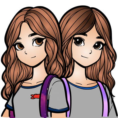 two girl