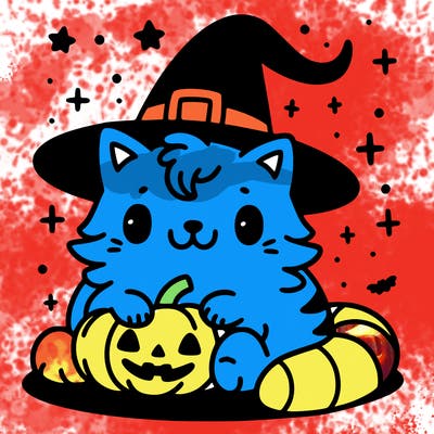 wolloween cat