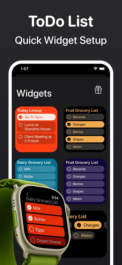 To Do List Widget - Simple - Productivity App | MWM