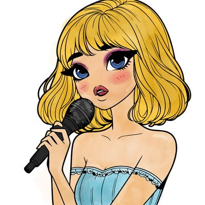 a pretty realistic girl singer