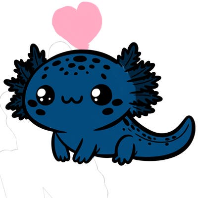 cute axolotl
